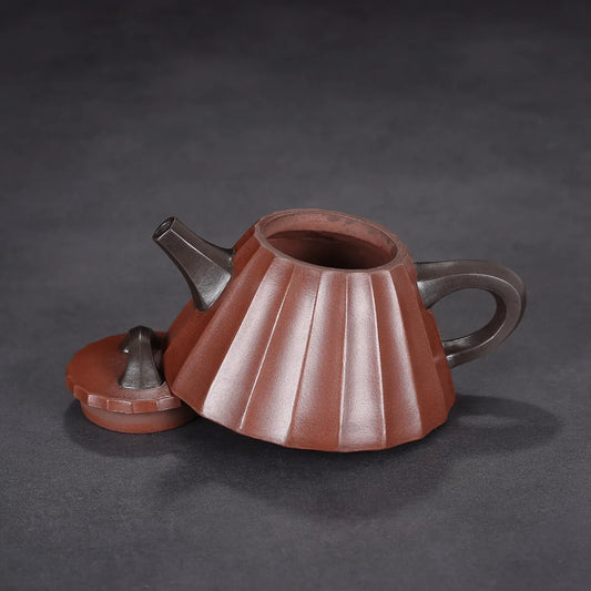 Chinese Yixing Zisha Clay Teapot  Bawang stone Ladybug Pot Zhou Guizhen 260ml