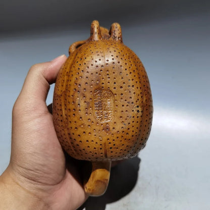 Chinese Yixing Zisha Clay Teapot  Bergamot Pot Qianlong reign of the Qing Dynasty 280ml