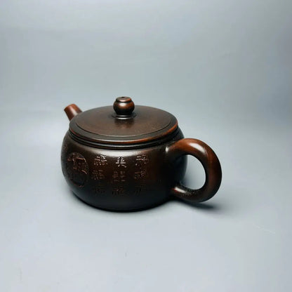 Chinese Yixing Zisha Clay Teapot  Big Mouth Lid Fu Pot Gu Jingzhou 200ml