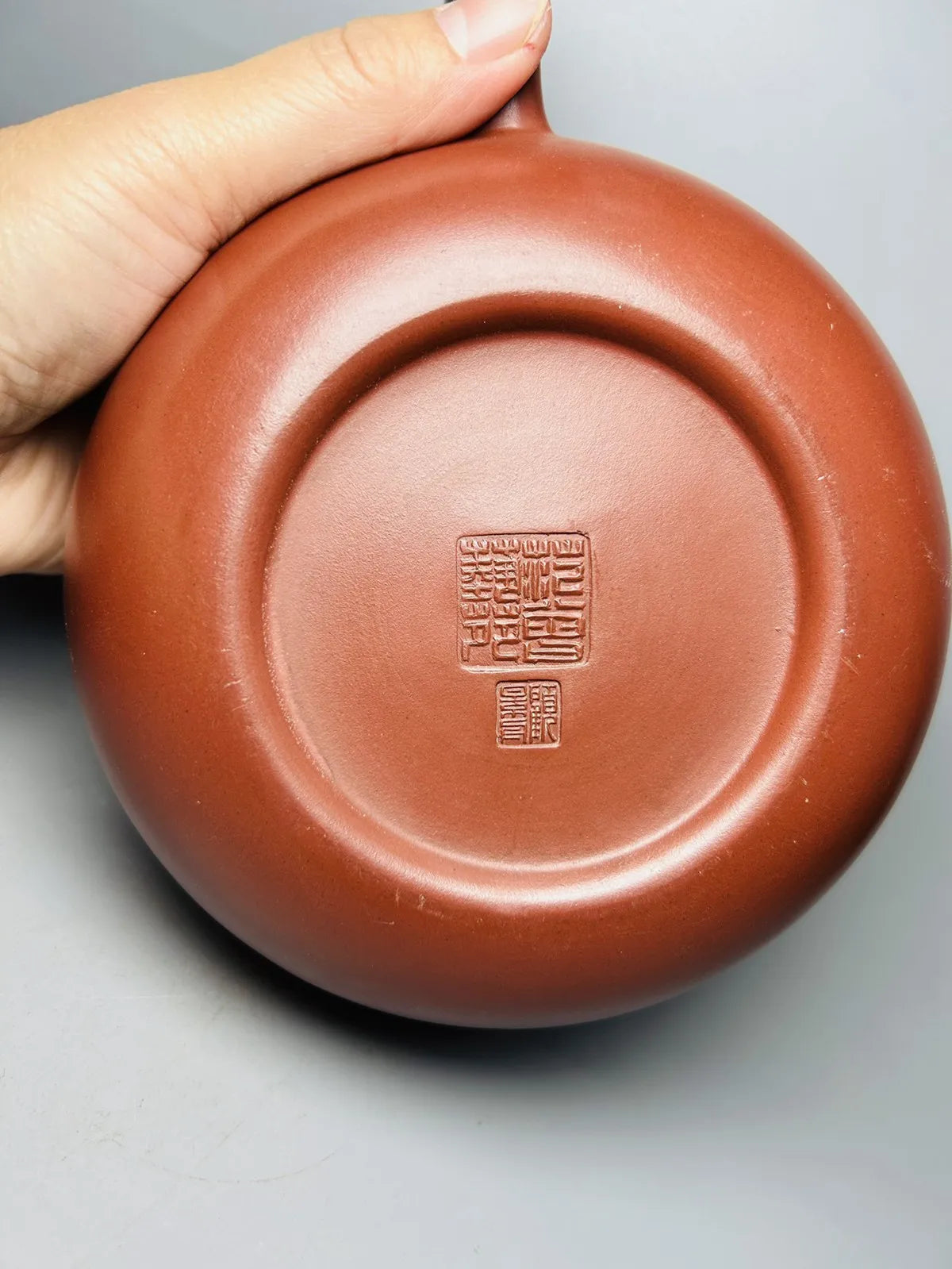 Chinese Yixing Zisha Clay Teapot  Big Mouth Stone Ladle Pot Fan Zeng 680ml