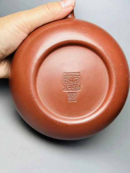 Chinese Yixing Zisha Clay Teapot  Big Mouth Stone Ladle Pot Fan Zeng 680ml