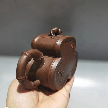 Chinese Yixing Zisha Clay Teapot  Blessing Pot Jiang Rong 300ml