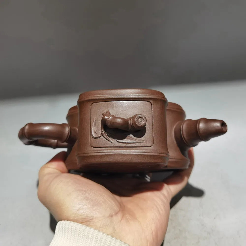 Chinese Yixing Zisha Clay Teapot  Blessing Pot Jiang Rong 300ml