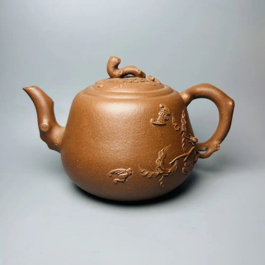 Chinese Yixing Zisha Clay Teapot  Blessing Pot  Jiang Rong 380ml