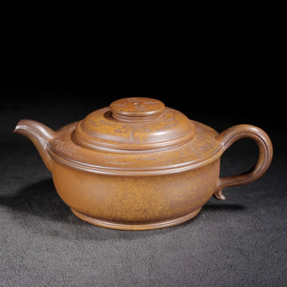 Chinese Yixing Zisha Clay Teapot Bowl Lid Kiln Transformation Pot Yu Xishan 300ml