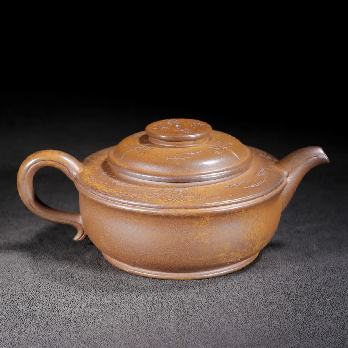 Chinese Yixing Zisha Clay Teapot Bowl Lid Kiln Transformation Pot Yu Xishan 300ml