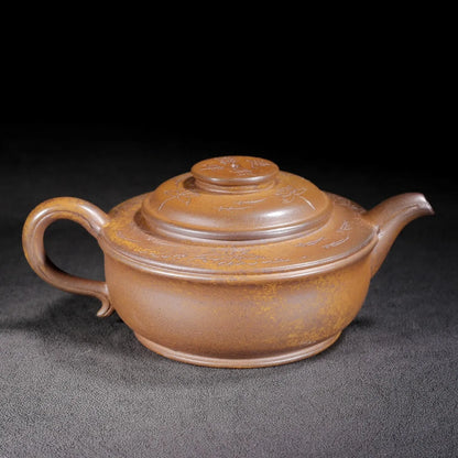 Chinese Yixing Zisha Clay Teapot Bowl Lid Kiln Transformation Pot Yu Xishan 300ml