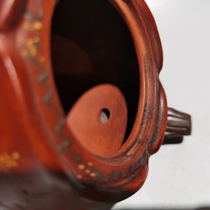 Chinese Yixing Zisha Clay Teapot  Bowl Plum Pot Chen Mingyuan 450ml