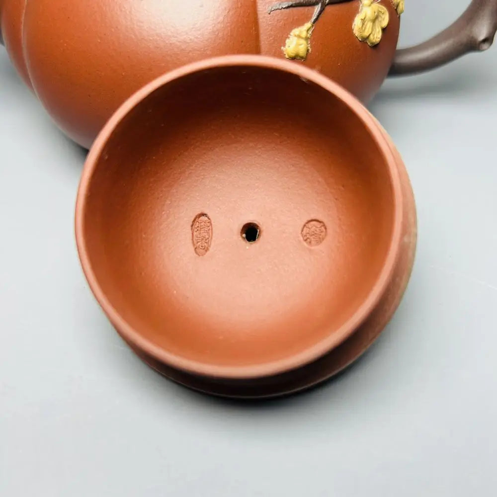 Chinese Yixing Zisha Clay Teapot  Bowl Plum Pot Jiang Rong 350ml