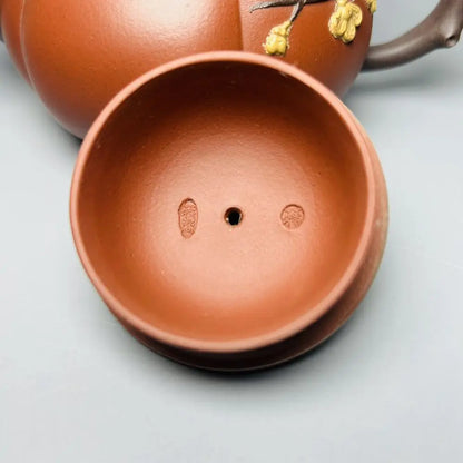 Chinese Yixing Zisha Clay Teapot  Bowl Plum Pot Jiang Rong 350ml