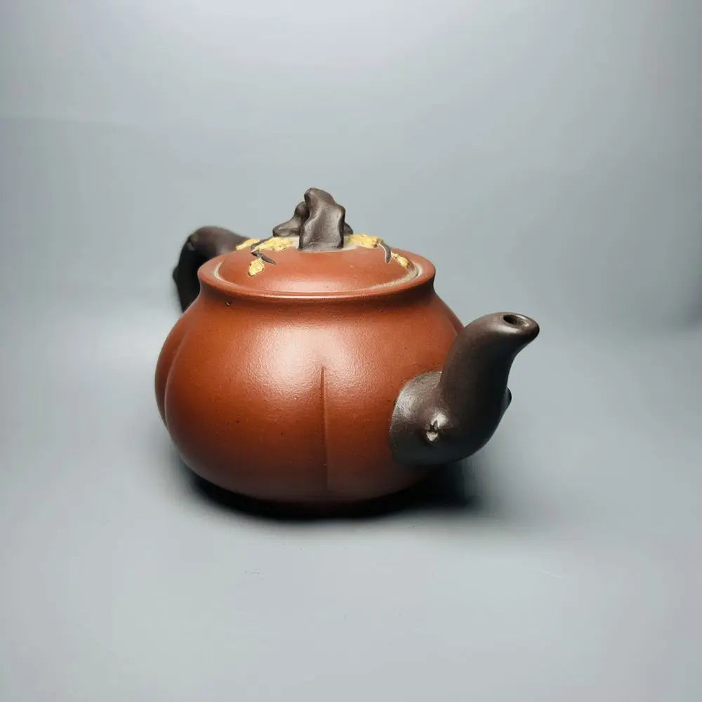 Chinese Yixing Zisha Clay Teapot  Bowl Plum Pot Jiang Rong 350ml