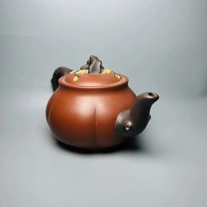Chinese Yixing Zisha Clay Teapot  Bowl Plum Pot Jiang Rong 350ml
