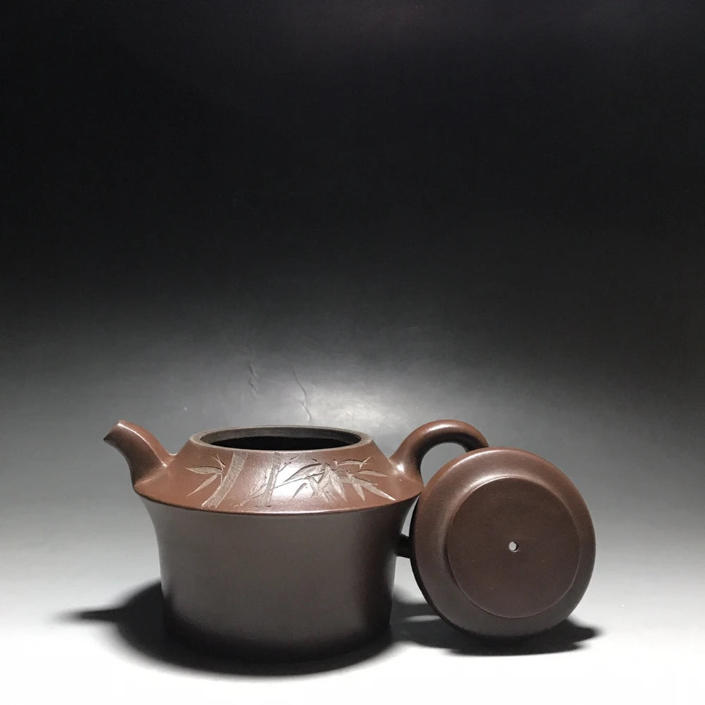Chinese Yixing Zisha Clay Teapot  Breeze Bamboo Rhyme Pot  Yang Fengnian 350ml