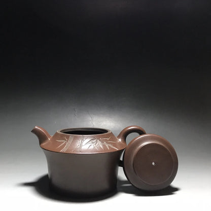 Chinese Yixing Zisha Clay Teapot  Breeze Bamboo Rhyme Pot  Yang Fengnian 350ml