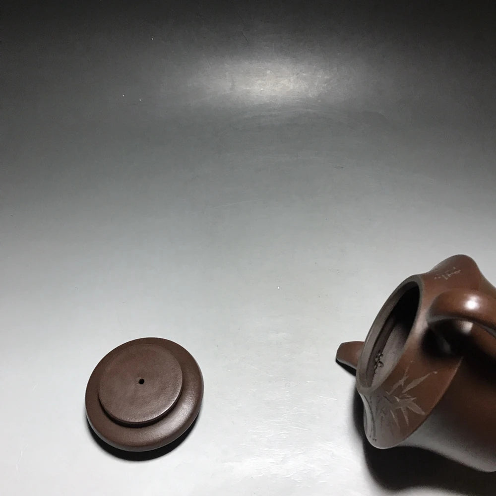 Chinese Yixing Zisha Clay Teapot  Breeze Bamboo Rhyme Pot  Yang Fengnian 350ml