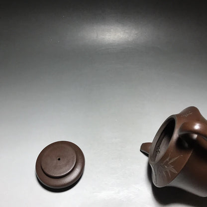 Chinese Yixing Zisha Clay Teapot  Breeze Bamboo Rhyme Pot  Yang Fengnian 350ml