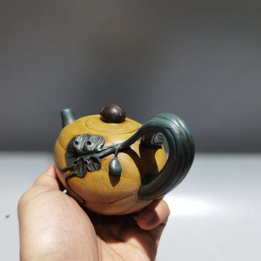 Chinese Yixing Zisha Clay Teapot  Buddha Hand Pot Fan Guoqiang 160ml