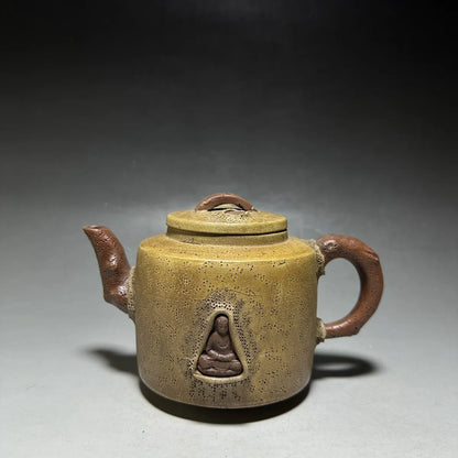 Chinese Yixing Zisha Clay Teapot  Buddhist predestination Pot Jinsha Temple Monk 650ml