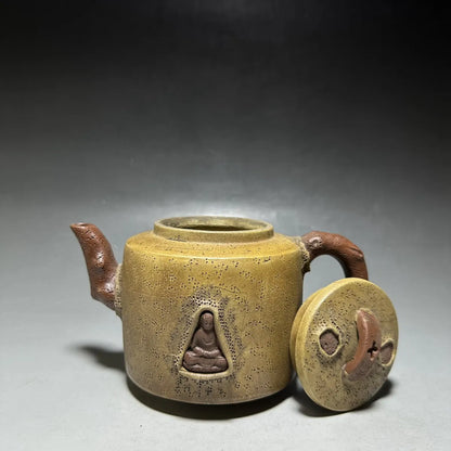 Chinese Yixing Zisha Clay Teapot  Buddhist predestination Pot Jinsha Temple Monk 650ml