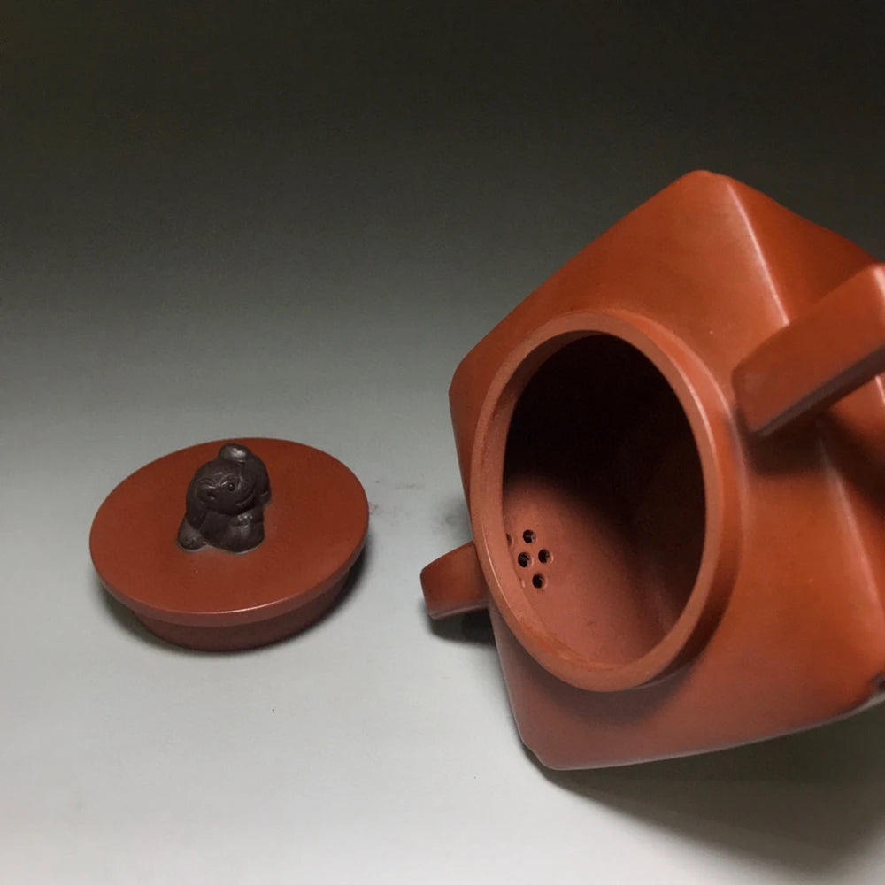 Chinese Yixing Zisha Clay Teapot  Chayuan Sifang Pot Gu Jingzhou 300ml