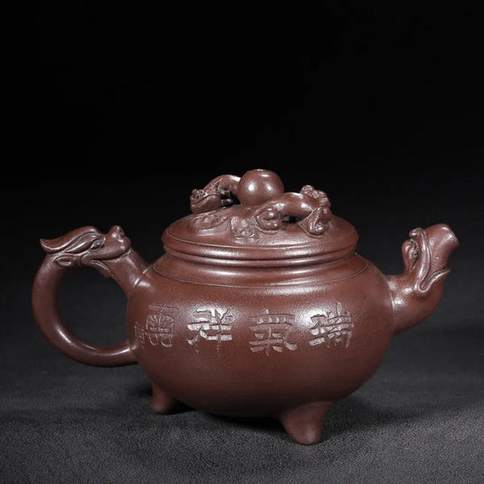 Chinese Yixing Zisha Clay Teapot  Chu Han Fengyun Pot Xu Hantang 240ml