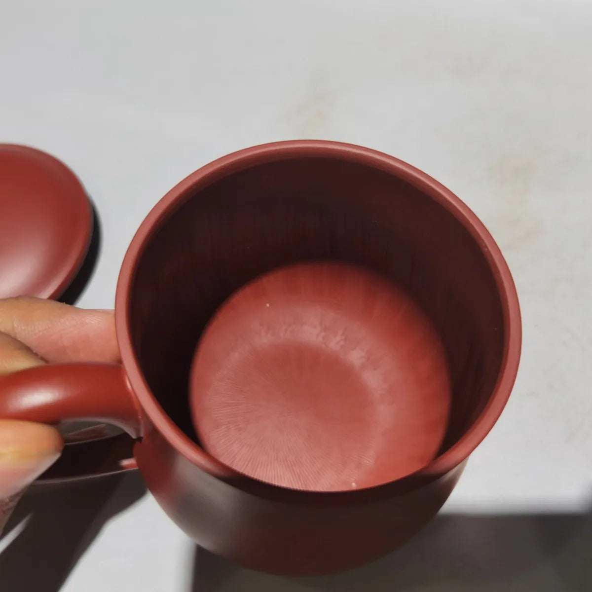 Chinese Yixing Zisha Clay Teapot  Clay Painted Tea Cup Wang Xuekun 220ml