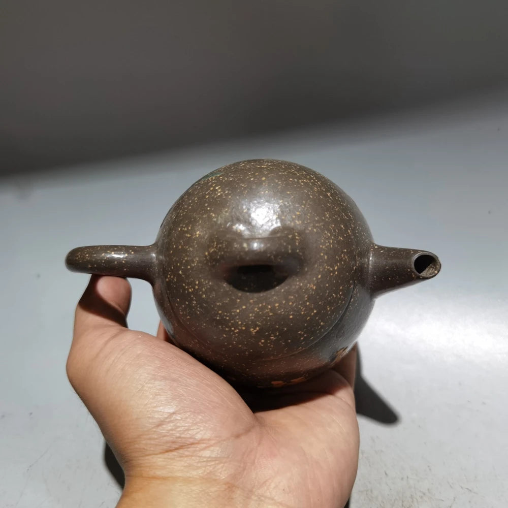 Chinese Yixing Zisha Clay Teapot  Clay Painting Qin Quan Pot  as shown 260ml