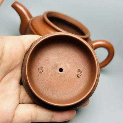 Chinese Yixing Zisha Clay Teapot  Cow cover carving Pot Meiling 360ml