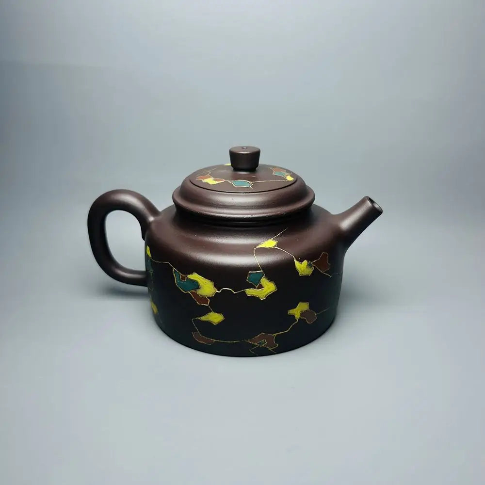 Chinese Yixing Zisha Clay Teapot  Dezhong Borneol Pot Bao Yuhua 260ml