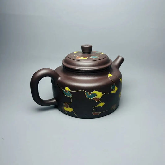 Chinese Yixing Zisha Clay Teapot  Dezhong Borneol Pot Bao Yuhua 260ml