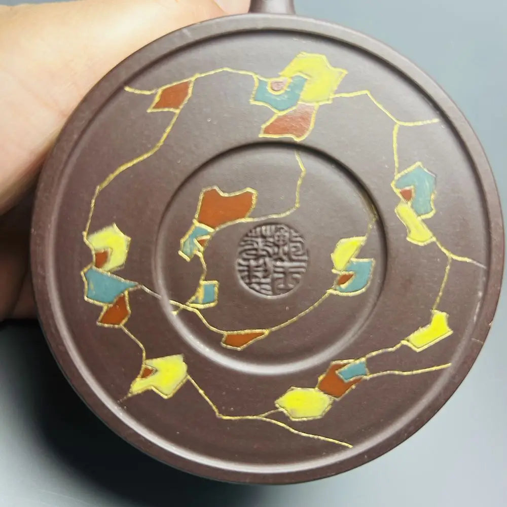 Chinese Yixing Zisha Clay Teapot  Dezhong Borneol Pot Bao Yuhua 260ml