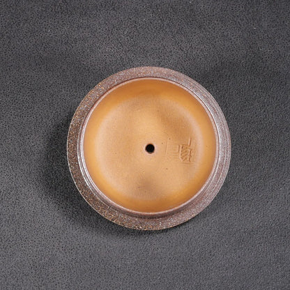 Chinese Yixing Zisha Clay Teapot Di Caoqing Mud Kiln Transformation Shipiao Pot Cheng Shouzhen 450ml