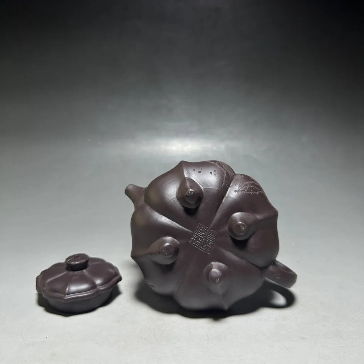 Chinese Yixing Zisha Clay Teapot  Diamond flower Pot Fang Kaiming 260ml