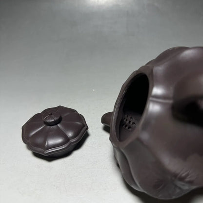 Chinese Yixing Zisha Clay Teapot  Diamond flower Pot Fang Kaiming 260ml