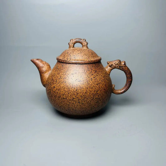 Chinese Yixing Zisha Clay Teapot  Double Dragon Pot Sun Hongying 350ml
