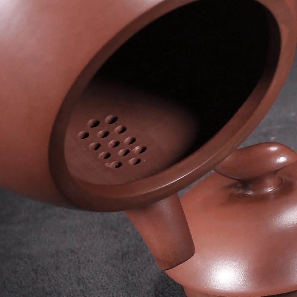 Chinese Yixing Zisha Clay Teapot  Dragon Egg Pot Fan Zeng Gu Jingzhou 600ml