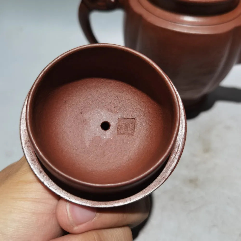 Chinese Yixing Zisha Clay Teapot  Dragon & Phoenix Bring Prosperity Pot  Fan Zhenggen 380ml
