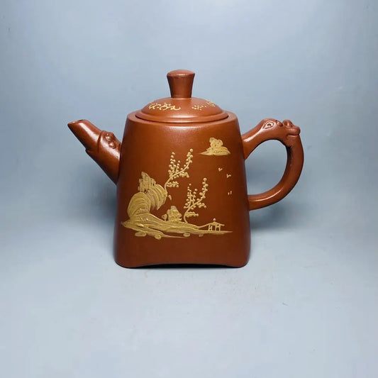 Chinese Yixing Zisha Clay Teapot  Dragon Pot  Gu Jingzhou 380ml