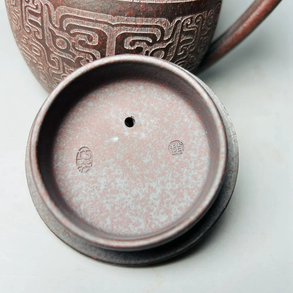 Chinese Yixing Zisha Clay Teapot  Dragon Rhyme Pot  Zhao Qiaoying 400ml
