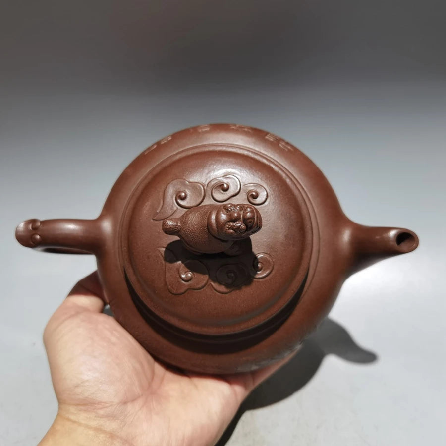 Chinese Yixing Zisha Clay Teapot  Dragon Turtle Pot Xu Hantang 450ml
