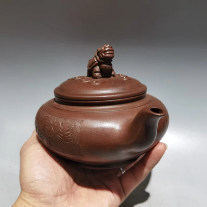 Chinese Yixing Zisha Clay Teapot  Dragon Turtle Pot Xu Hantang 450ml