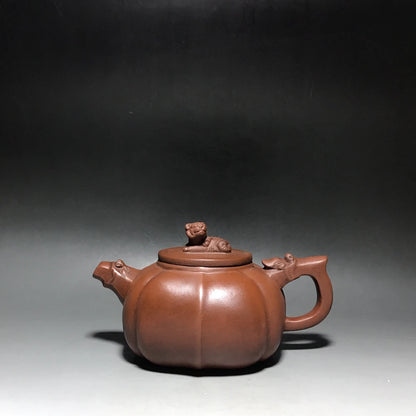 Chinese Yixing Zisha Clay Teapot  Dragon lion Pot  Shao Daheng 460ml
