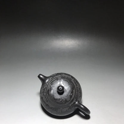 Chinese Yixing Zisha Clay Teapot  Dragon patterned jade milk Pot  Yin Zhenting 300ml