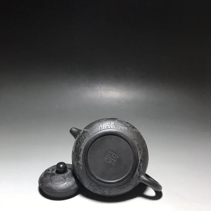 Chinese Yixing Zisha Clay Teapot  Dragon patterned jade milk Pot  Yin Zhenting 300ml