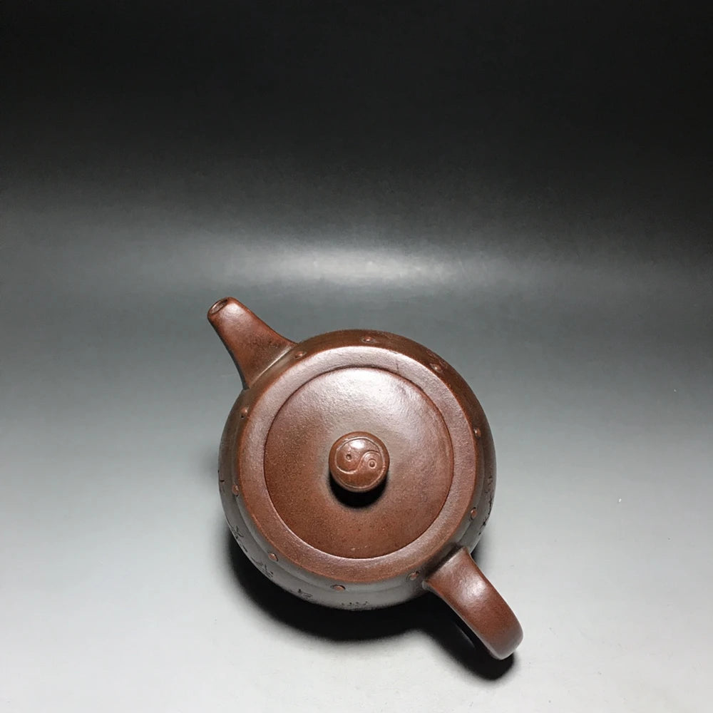 Chinese Yixing Zisha Clay Teapot  Drum Pot  Wang Nanlin 400ml