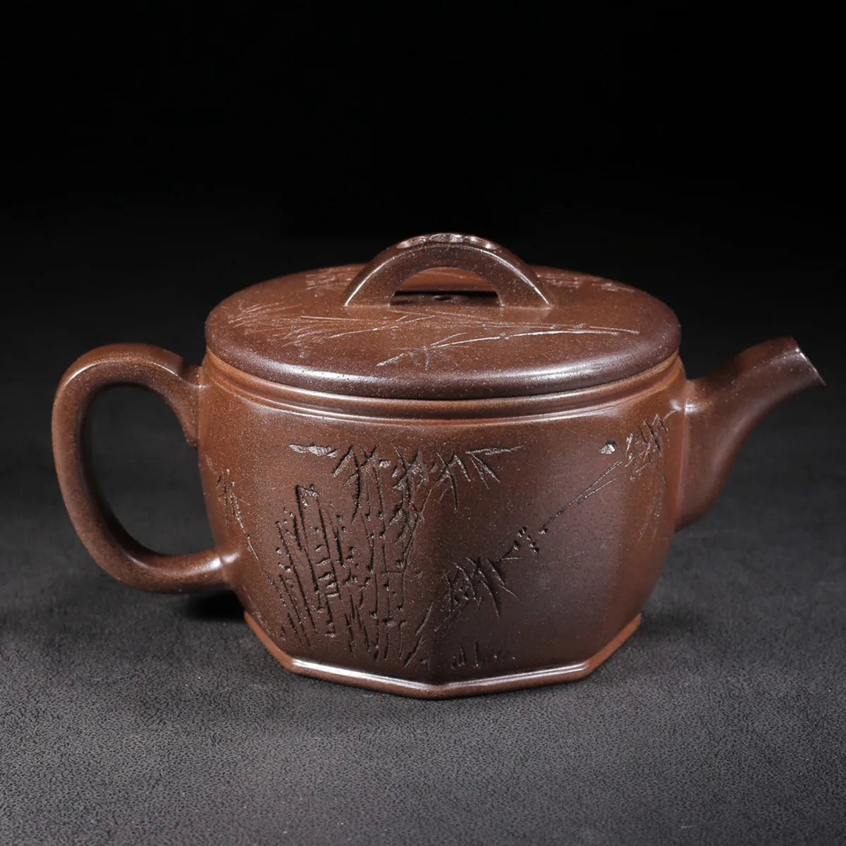 Chinese Yixing Zisha Clay Teapot Duan Mud Kiln Change Hanwa Pot Letaoju 350ml