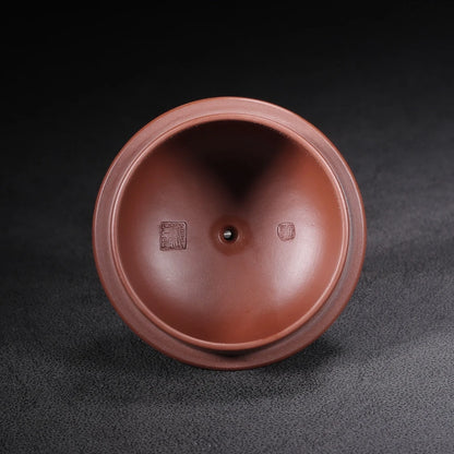 Chinese Yixing Zisha Clay Teapot  Duo Yuan Pot  Jingzhou handcrafted 350ml