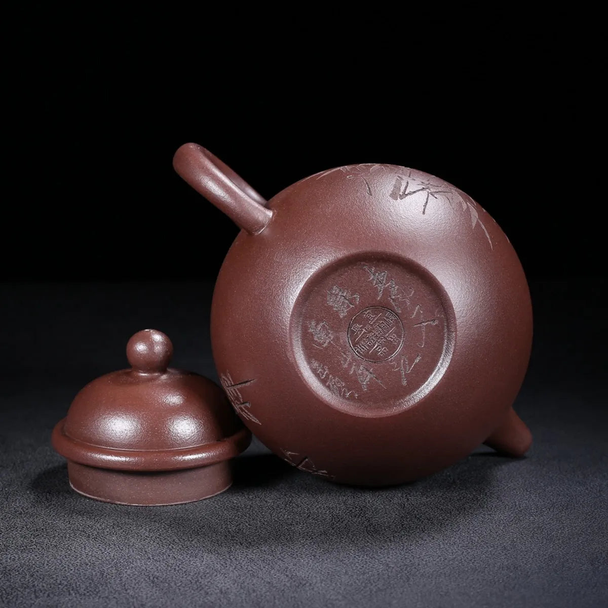 Chinese Yixing Zisha Clay Teapot  Duoqiu Pot Yixing Shushan Ceramic Industry Cooperative 250ml