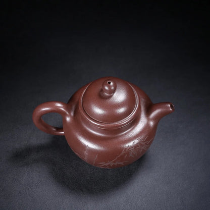 Chinese Yixing Zisha Clay Teapot  Duoqiu Pot Yixing Shushan Ceramic Industry Cooperative 250ml