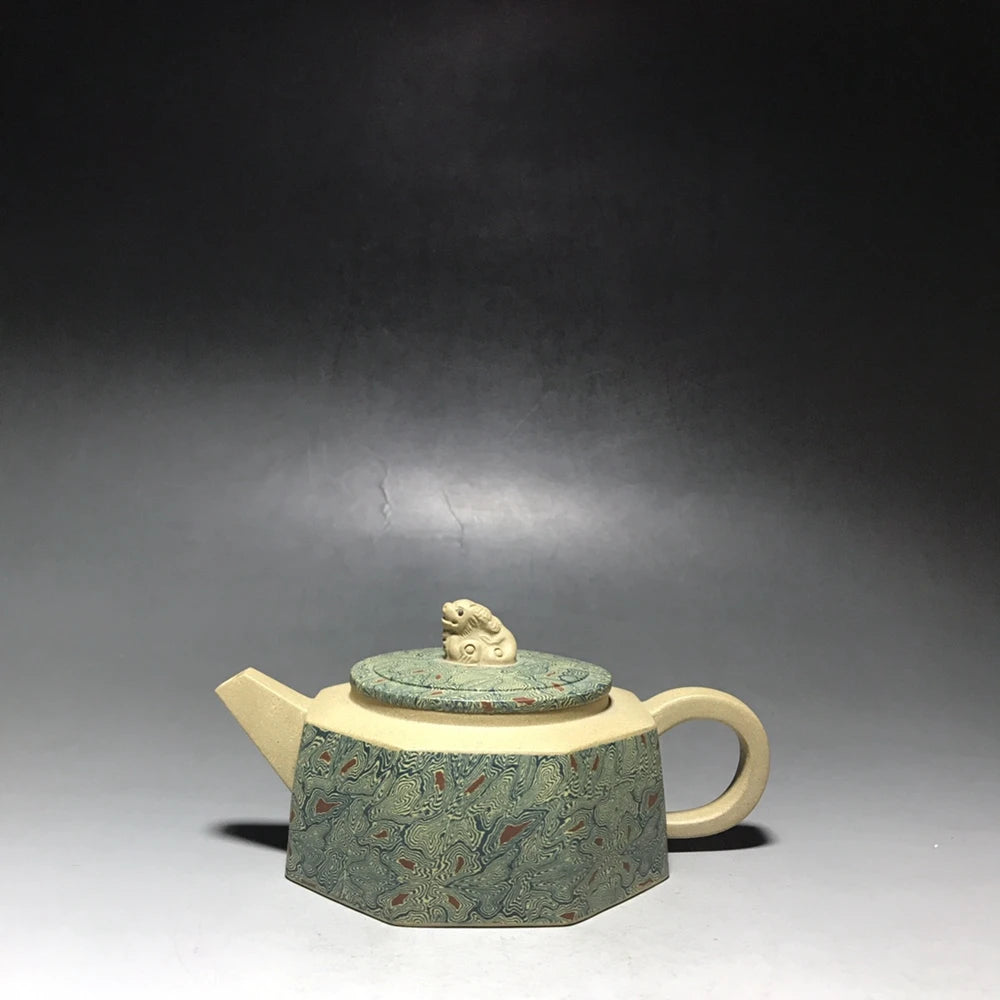 Chinese Yixing Zisha Clay Teapot  Eight Auspicious Auspicions Pot  as shown 250ml